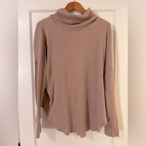 Babaton dusty Pink Ribbed tunic Sweater